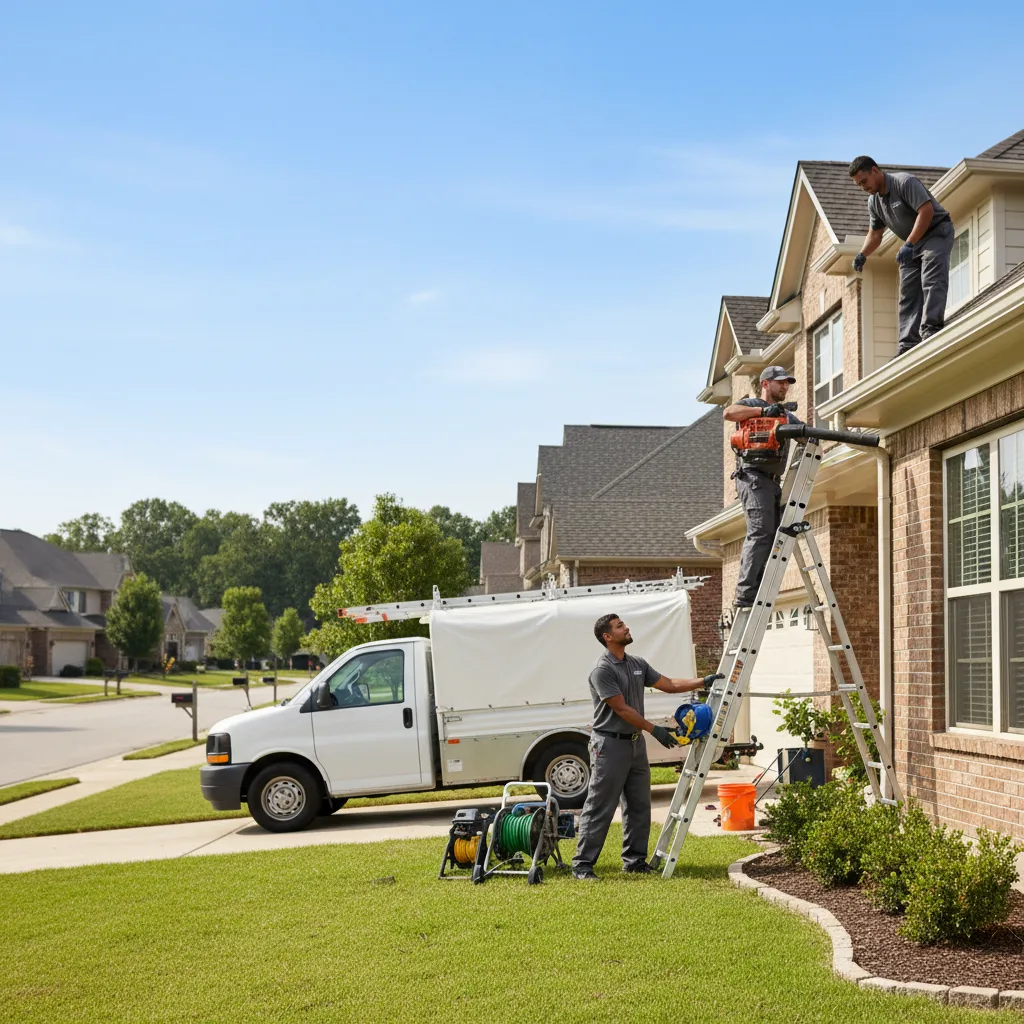 Home Gutter Service in Wharton, TX near me